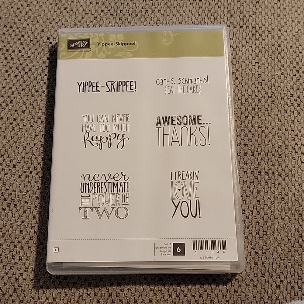 NWT Stampin Up Yippee-Skippee! Stamp Set